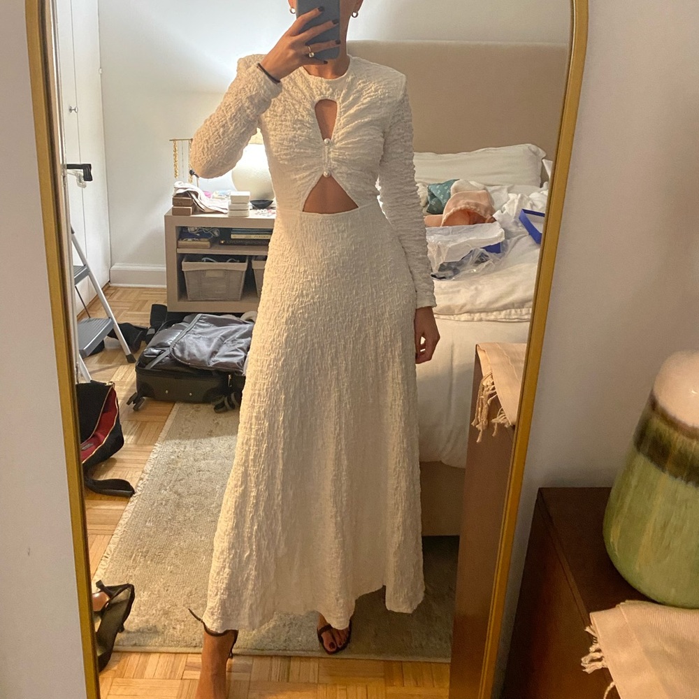Sabina Musayev Coralia Cutout Maxi Dress Size Small